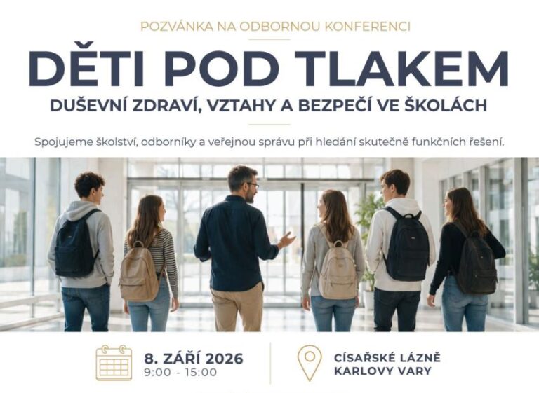 Děti pod tlakem: Duševní zdraví, vztahy a bezpečí ve školách